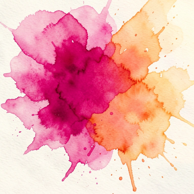 Warm watercolor textures - abstract backgrounds free stock photo