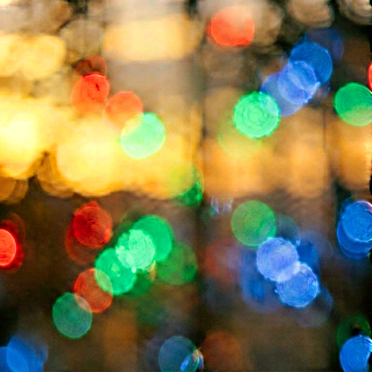 Warm abstract color bokeh - bokeh backgrounds free stock photo