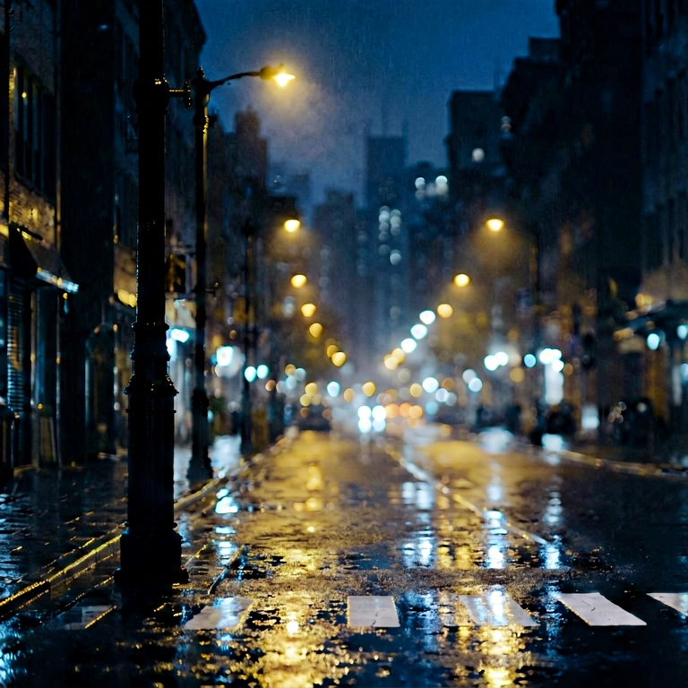 Dramatic city lights bokeh - bokeh backgrounds free stock photo