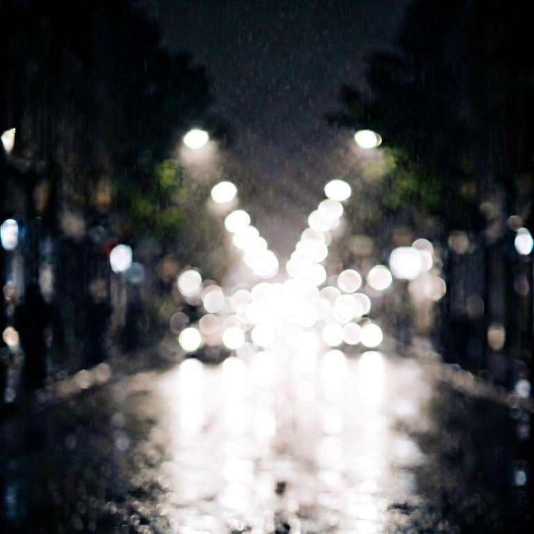 Bright city lights bokeh - bokeh backgrounds free stock photo