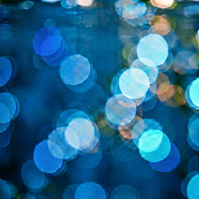 Warm cool bokeh - bokeh backgrounds free stock photo