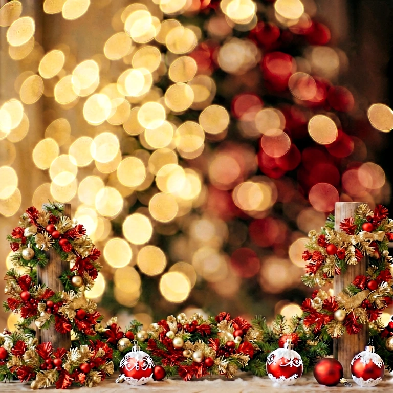 Neutral holiday bokeh - bokeh backgrounds free stock photo