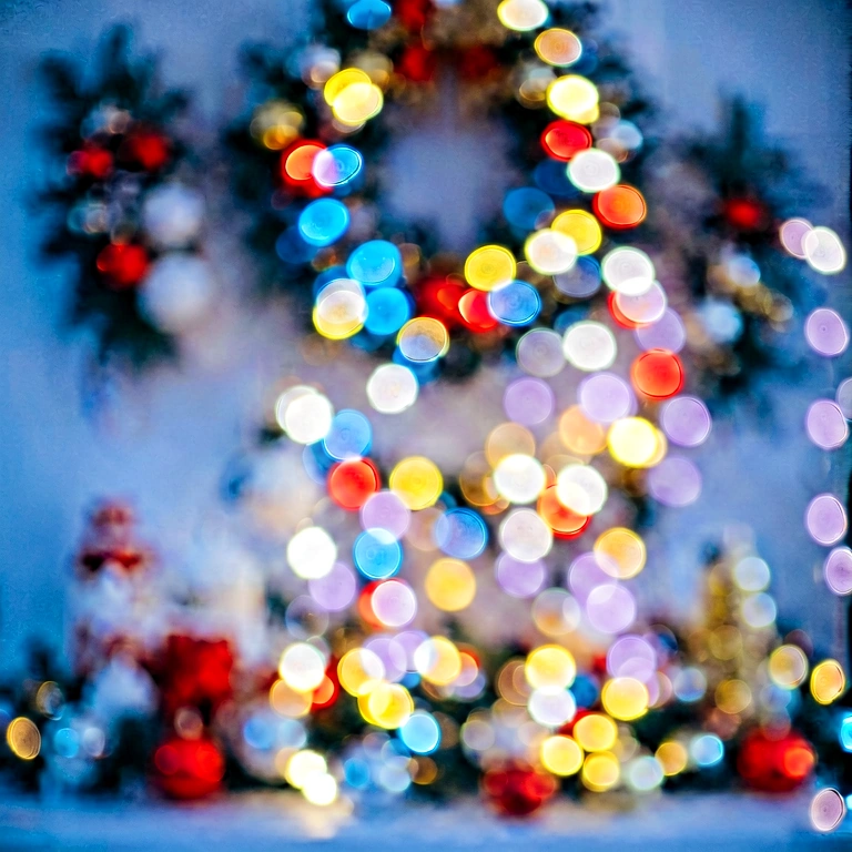 Cool holiday bokeh - bokeh backgrounds free stock photo