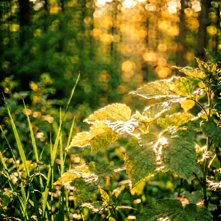 Warm nature bokeh - bokeh backgrounds free stock photo