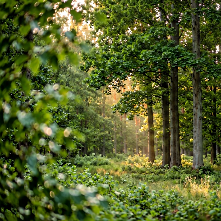 Warm nature bokeh - bokeh backgrounds free stock photo