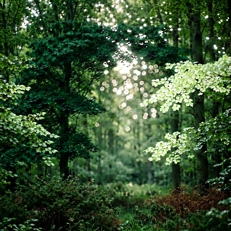 Neutral nature bokeh - bokeh backgrounds free stock photo