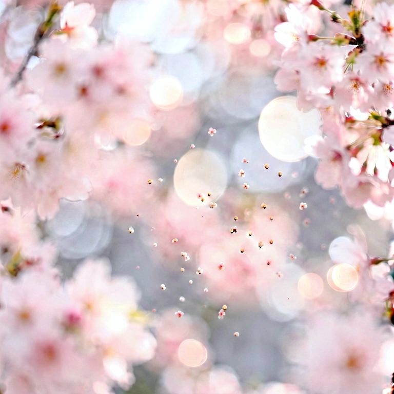 Bright seasonal bokeh - bokeh backgrounds free stock photo