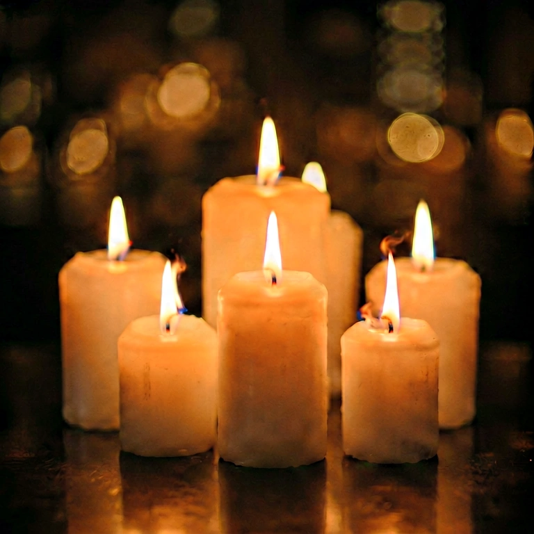 Warm warm light bokeh - bokeh backgrounds free stock photo