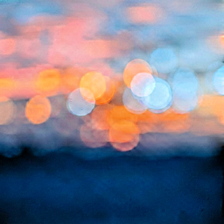 Cool warm light bokeh - bokeh backgrounds free stock photo