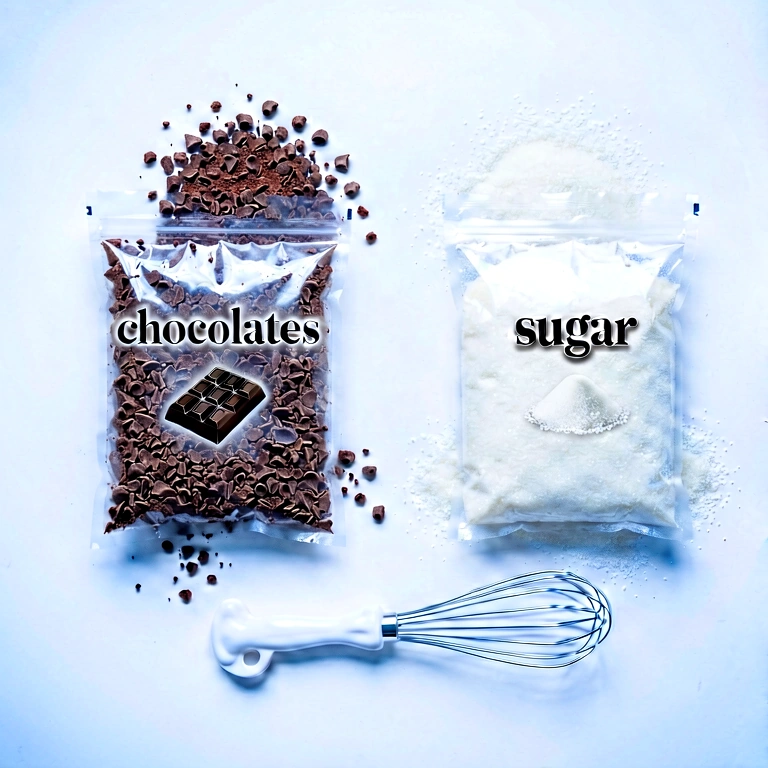 Cool baking - food & drink flatlay free stock photo