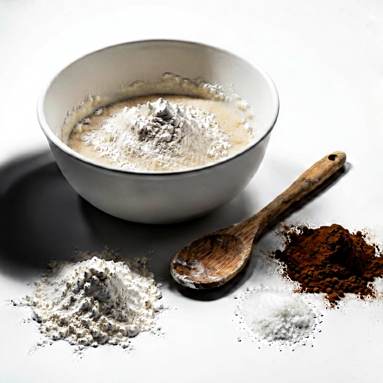 Dramatic baking - food & drink flatlay free stock photo