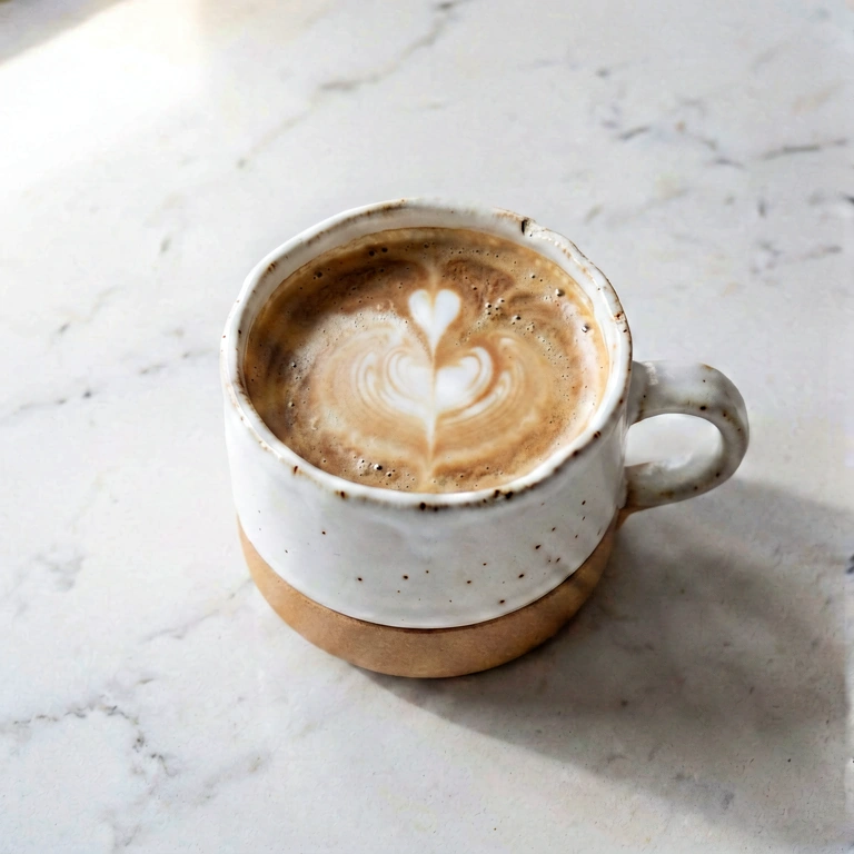 Neutral coffee flatlay - food & drink flatlay free stock photo