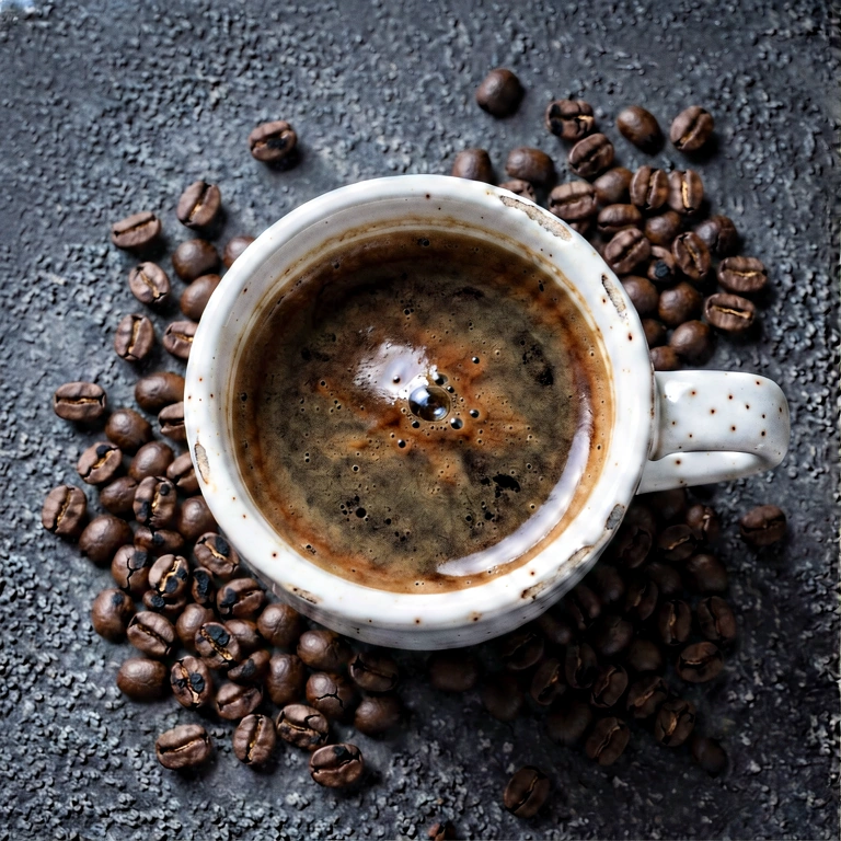 Neutral coffee flatlay - food & drink flatlay free stock photo
