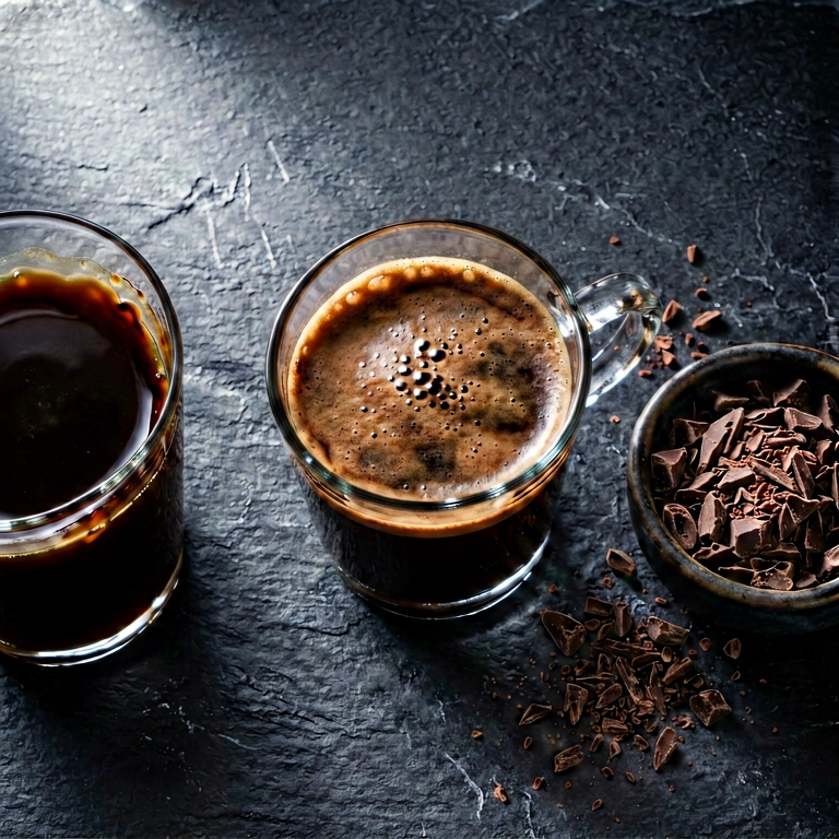 Neutral dark moody food - food & drink flatlay free stock photo