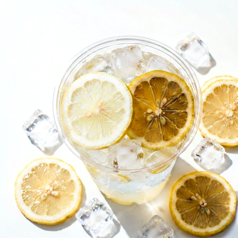 Bright drinks & cocktails - food & drink flatlay free stock photo