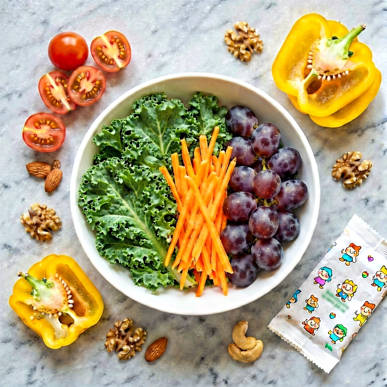 Warm healthy food - food & drink flatlay free stock photo