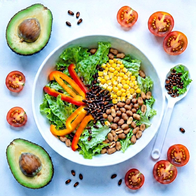 Cool healthy food - food & drink flatlay free stock photo