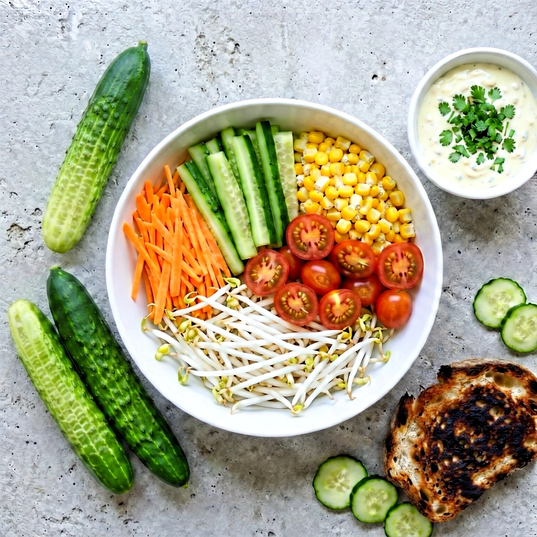 Neutral healthy food - food & drink flatlay free stock photo