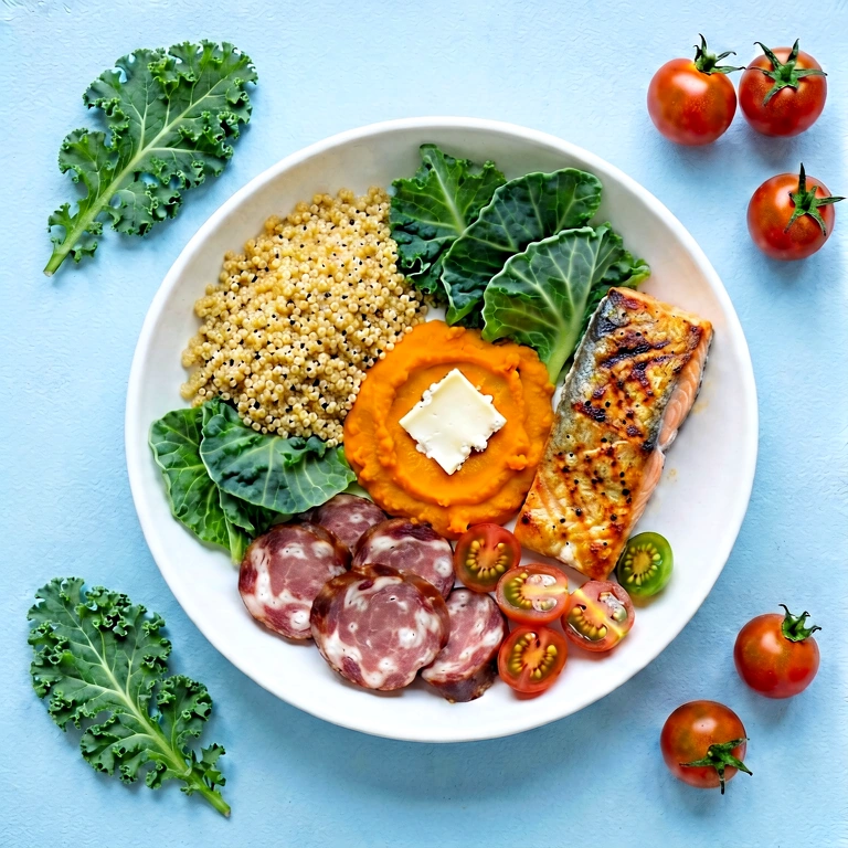 Cool healthy food - food & drink flatlay free stock photo