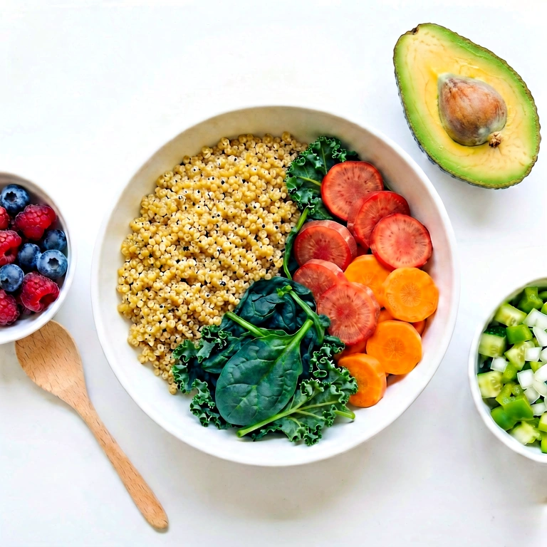 Bright healthy food - food & drink flatlay free stock photo