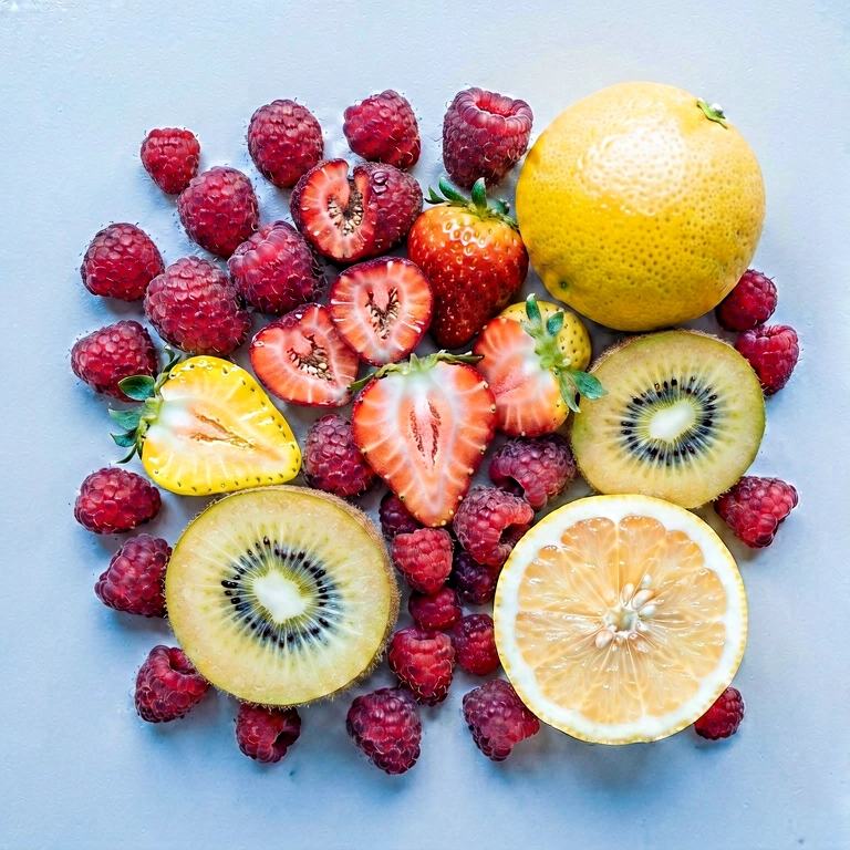 Cool healthy food - food & drink flatlay free stock photo