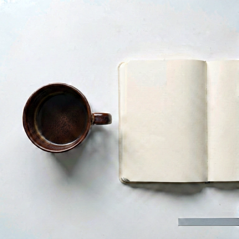 Dramatic coffee & work - minimalist workspace free stock photo