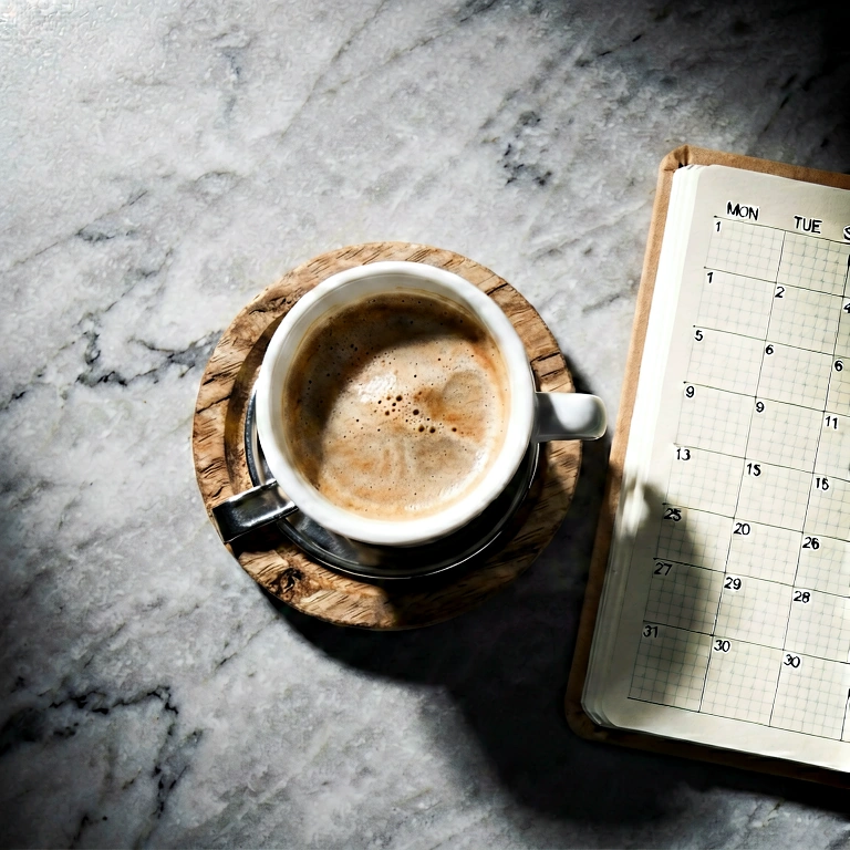 Dramatic coffee & work - minimalist workspace free stock photo