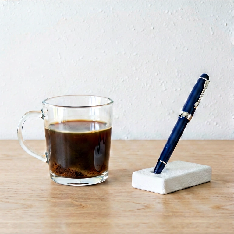 Bright coffee & work - minimalist workspace free stock photo
