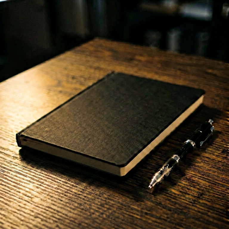 Warm dark mode workspace - minimalist workspace free stock photo