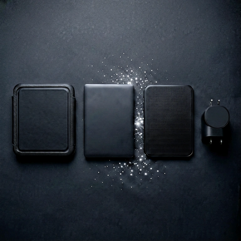 Bright dark mode workspace - minimalist workspace free stock photo