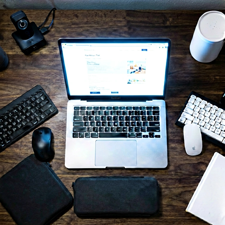 Bright dark mode workspace - minimalist workspace free stock photo