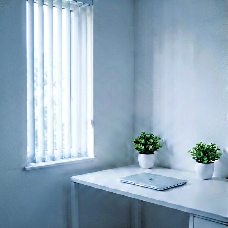 Cool remote work - minimalist workspace free stock photo