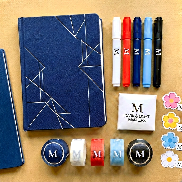 Warm stationery - minimalist workspace free stock photo