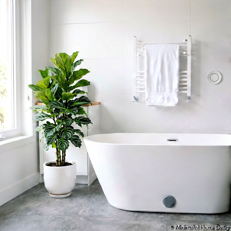 Bright bathroom - modern interior free stock photo