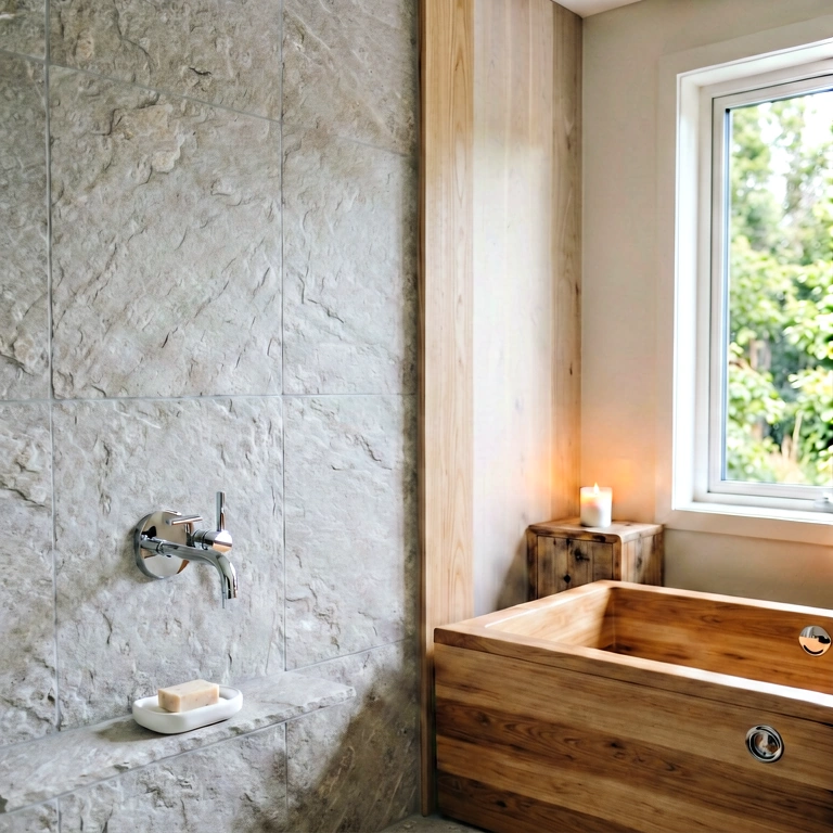 Bright bathroom - modern interior free stock photo