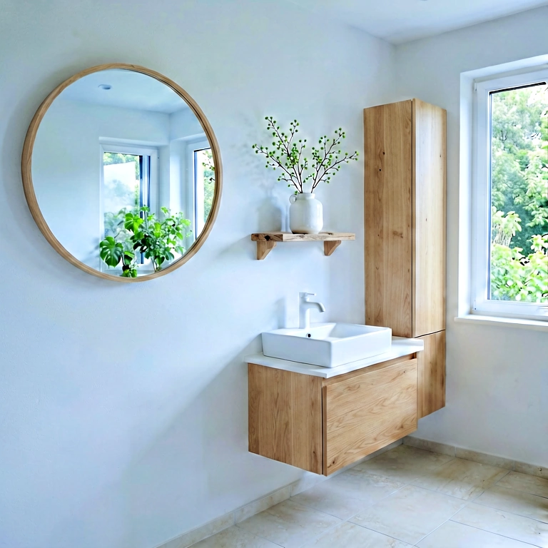 Cool bathroom - modern interior free stock photo