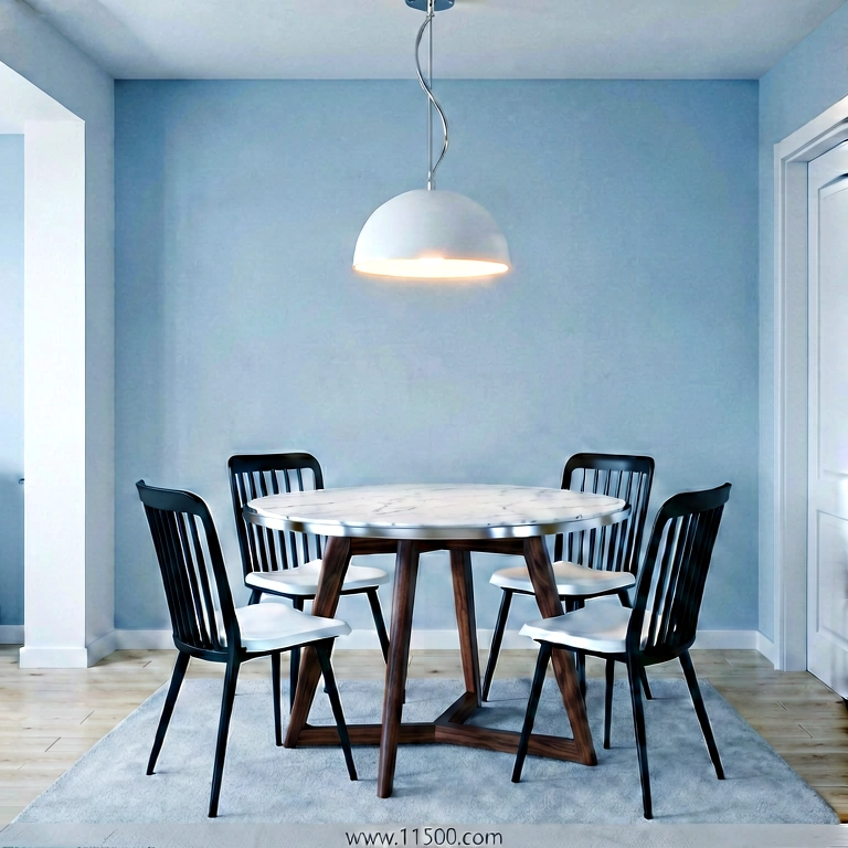 Cool dining room - modern interior free stock photo