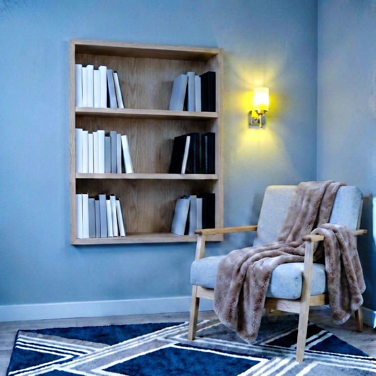 Cool home office - modern interior free stock photo