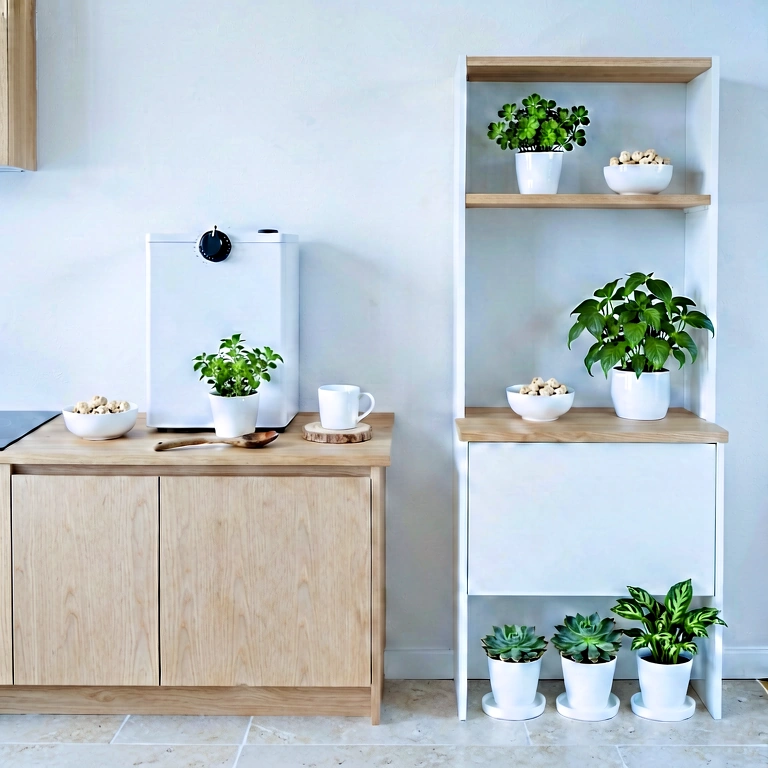 Cool kitchen - modern interior free stock photo