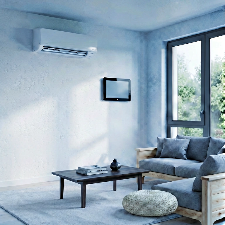 Cool living room - modern interior free stock photo