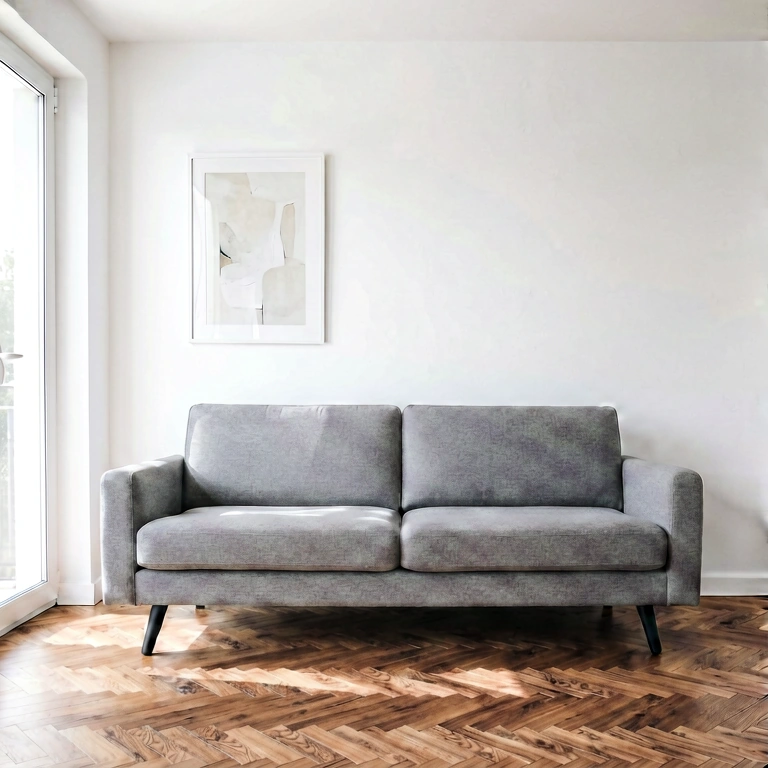 Bright living room - modern interior free stock photo