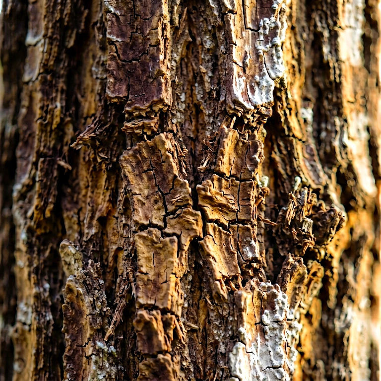 Warm bark & wood grain - nature macro free stock photo