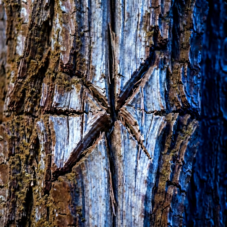 Cool bark & wood grain - nature macro free stock photo