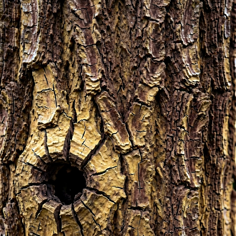 Neutral bark & wood grain - nature macro free stock photo