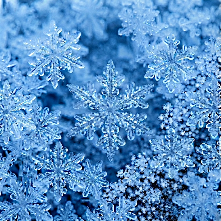 Cool frost & ice - nature macro free stock photo