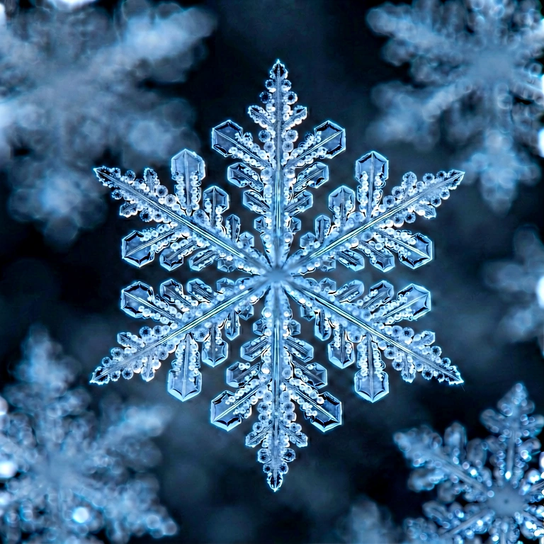 Cool frost & ice - nature macro free stock photo