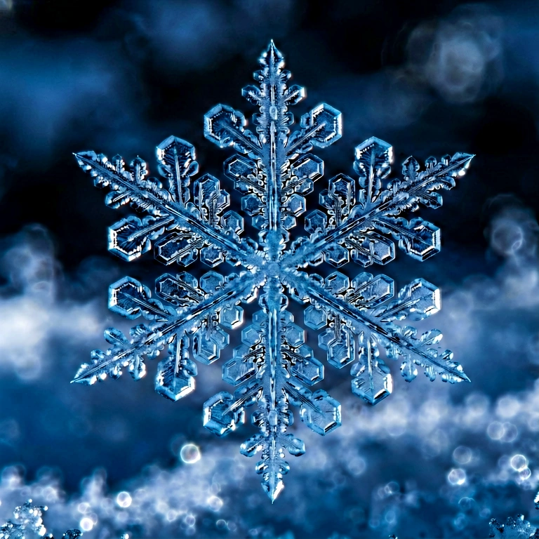 Dramatic frost & ice - nature macro free stock photo