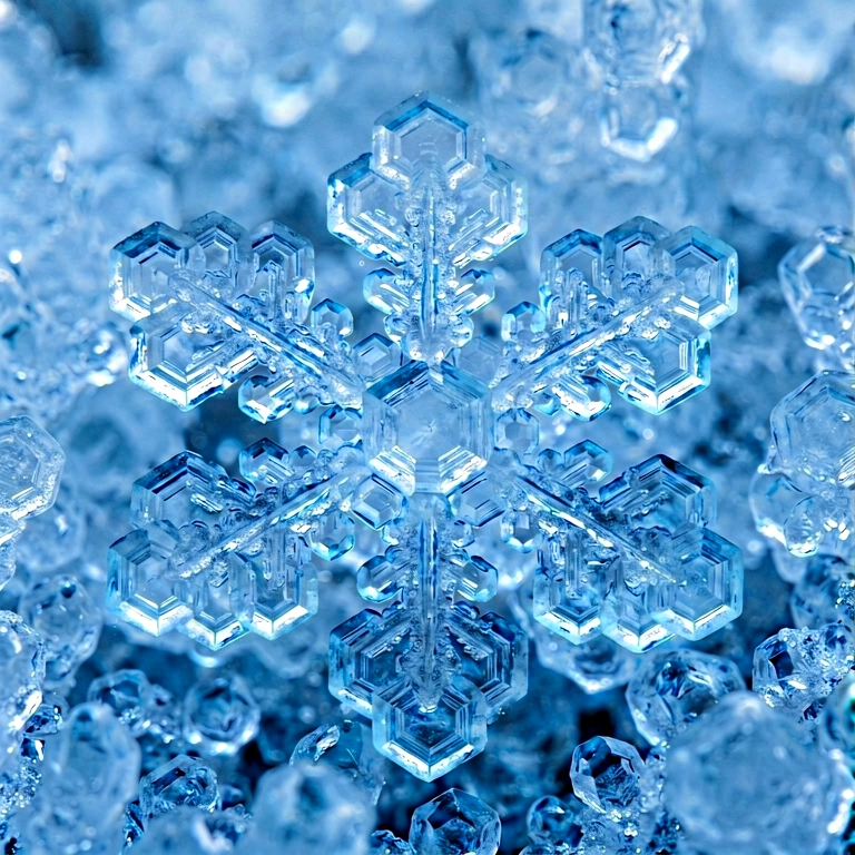 Cool frost & ice - nature macro free stock photo