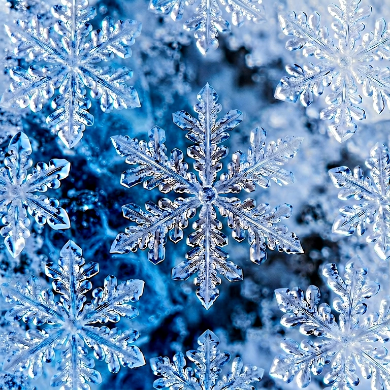 Dramatic frost & ice - nature macro free stock photo