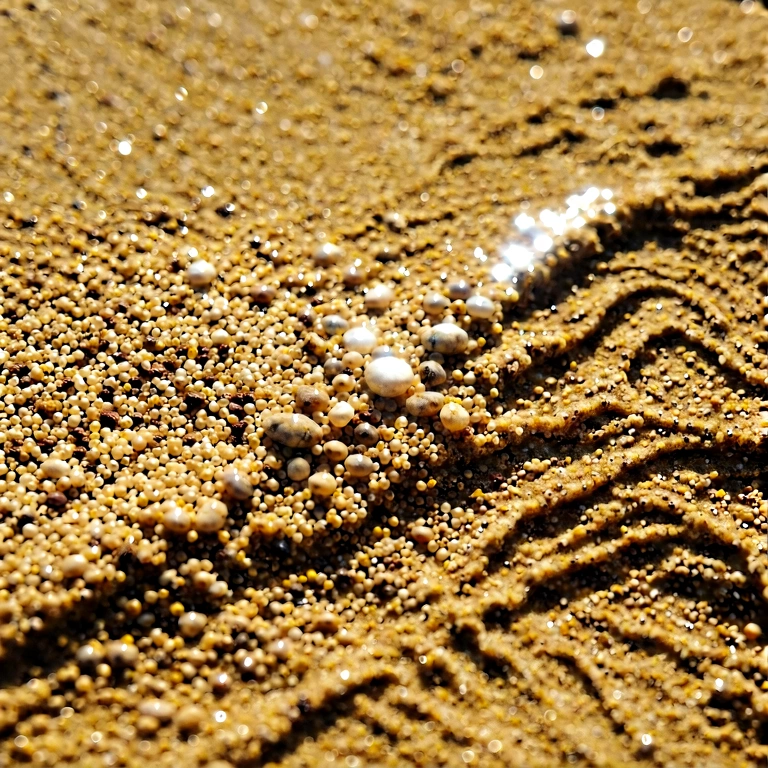 Warm sand & earth - nature macro free stock photo